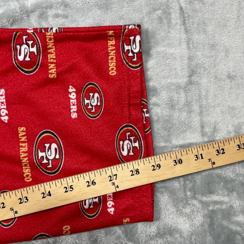 NFL Team Apparel San Francisco 49ers Pajama Pants Youth‎ XL 16/18 Red Logo Print